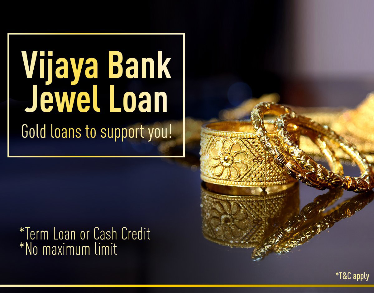 Vijaya Bank Gold Loan @ 10.70 | Get Money in 30 Mins | Apply