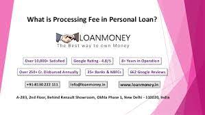 What Is A Personal Loan Processing Fees?