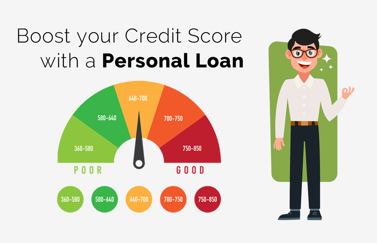 How to improve the CIBIL score with a personal loan?